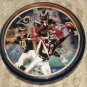 St. Louis Rams clock - Marc Bulger, Isaac Bruce, Torry Holt NFL football, 12.5" in diameter