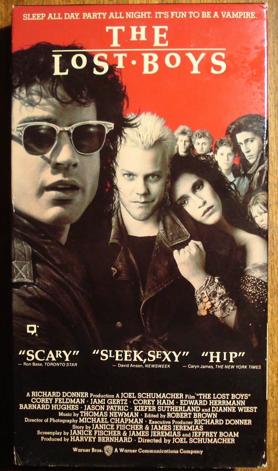 The Lost Boys VHS video tape movie film, vampires, Kiefer Sutherland ...