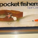 Popeil's Pocket Fisherman spin casting outfit fishing rod & reel - 1972 w/ box Ron Popeil