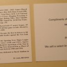 Stan Musial (A) signed (autographed, signature) souvenir card St. Louis Cardinals Hall of Fame HOF