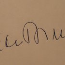 Stan Musial signed (autographed, signature) event invitation, St. Louis Cardinals Hall of Fame HOF