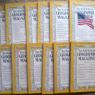 1943 National Geographic Magazine - full entire complete year January  - December - 12 issues