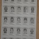 1987 St. Louis Post-Dispatch newspaper NL Champions Cardinals metal printing plate, RARE!