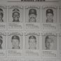 1987 St. Louis Post-Dispatch newspaper NL Champions Cardinals metal printing plate, RARE!