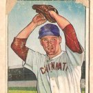1950 Bowman baseball card #27 Herman Wehmeier fair/good  Cincinnati Reds
