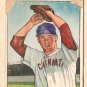 1950 Bowman baseball card #27 Herman Wehmeier fair/good  Cincinnati Reds