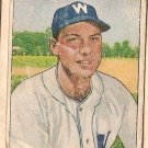 1950 Bowman baseball card #53 (B) Clyde Vollmer fair/good Washington Senators
