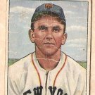 1950 Bowman baseball card #65 Dave Koslo good New York Giants