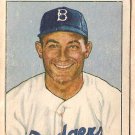 1950 Bowman baseball card #58 (B) Carl Furillo good Brooklyn Dodgers