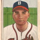 1950 Bowman baseball card #74 Johnny Antonelli VG Boston Braves