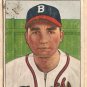 1950 Bowman baseball card #74 (B) Johnny Antonelli VG Boston Braves