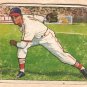 1950 Bowman baseball card #72 Howie Pollet G- St. Louis Cardinals