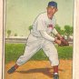 1950 Bowman baseball card #80 Howard Fox G/VG Cincinnati Reds