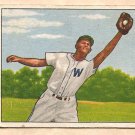 1950 Bowman baseball card #143 Eddie Stewart VG Washington Senators