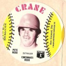 1976 Crane Potato Chips baseball disc card Pete Rose Cincinnati Reds NM/M OC