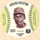 1977 Pepsi - Cola baseball disc card George Foster Cincinnati Reds VG/EX