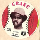 1976 Crane Potato Chips baseball disc card Reggie Smith St. Louis Cardinals NM/M OC