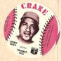 1976 Crane Potato Chips baseball disc card Johnny Bench Cincinnati Reds NM/M OC