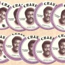 1976 Crane Potato Chips football disc card Mean Joe Greene (Green) Pittsburgh Steelers 10 cards Lot1