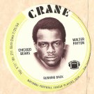1976 Crane Potato Chips football disc card Walter Payton (F) Chicago Bears NM/M OC Rookie