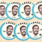 1976 Crane Potato Chips football disc card James Harris Los Angeles Rams NM/M OC 7 cards LOT1