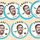 1976 Crane Potato Chips football disc card James Harris Los Angeles Rams NM/M OC 7 cards LOT2