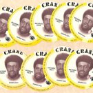 1976 Crane Potato Chips football disc card Lydell Mitchell Baltimore Colts 9 cards NM/M