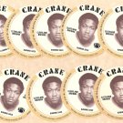 1976 Crane Potato Chips football disc card Greg Pruitt Cleveland Browns NM/M 9 cards