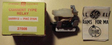 Mars General Electric GE Current Type Relay 3ARR12-PAC 316A 27008 Unused in box