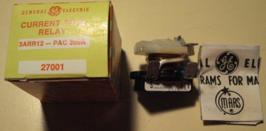 Mars General Electric GE Current Type Relay 3ARR12-PAC 309A 27001 Unused in box