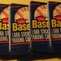 7 packs 1988 Fleer Baseball card wax packs, never opened, MINT, 15 cards each