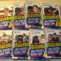 8 packs 1988 Fleer Baseball card CELLO packs, never opened, MINT, 28 cards each