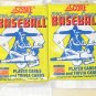 4 packs 1990 Score Baseball card wax packs, never opened, MINT, 16 cards each