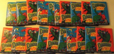20 packs Topps Dinosaurs Attack! non-sports cards wax packs , unopened, like Jurassic Park