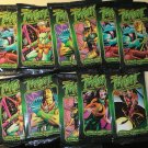 11 packs Defiant Plasm non-sports cards packs, unopened, 9 cards/pack Warriors of Plasm