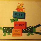 Just a Box? Scholastic children's SC book, 1968, Goldie Taub Chernoff