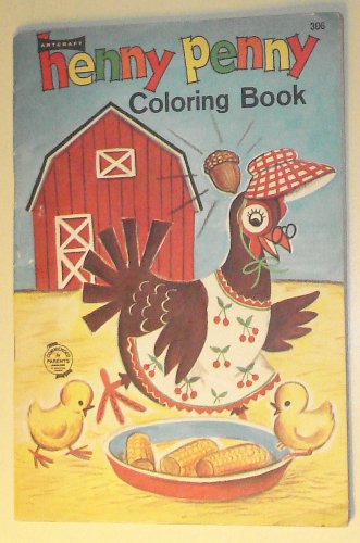 Henny Penny Coloring Book, Artcraft late 1950's - early 1960's