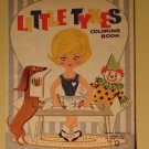 Little Tykes Coloring Book, 1950's(?), vintage children's book, Stephens Publishing
