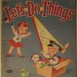 Whitman Pub. Let's Do Things children's activity book, 1953, puzzles, coloring, fun and more!