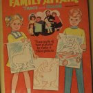 Whitman Pub. Family Affair Trace & Color coloring book, 1969, based on TV show, Brian Keith