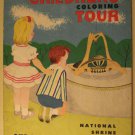 Children's Coloring Tour Our Lady of the Snows National Shrine coloring book, 1960's?, nice shape!