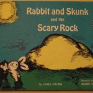 Rabbit & Skunk & the Big Rock - Scholastic children's Paperback book, 1971, Carla Stevens