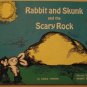 Rabbit & Skunk & the Big Rock - Scholastic children's Paperback book, 1971, Carla Stevens