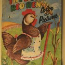Little red Hen coloring book, 1950's?, Saalfield Artcraft pub.