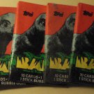 7 packs Topps baby movie non-sports cards packs, unopened, 10 cards/pack, dinosaurs
