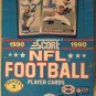 1990 Score Football card wax box, 36 packs, never opened, 16 cards/pack