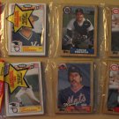 TWO unopened 1987 Topps Baseball card rack packs (hanging rak paks) Barry Larkin on top