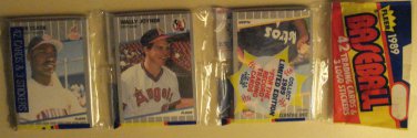 Unopened 1989 Fleer Baseball card rack pack (hanging rak paks) 42 cards, mint