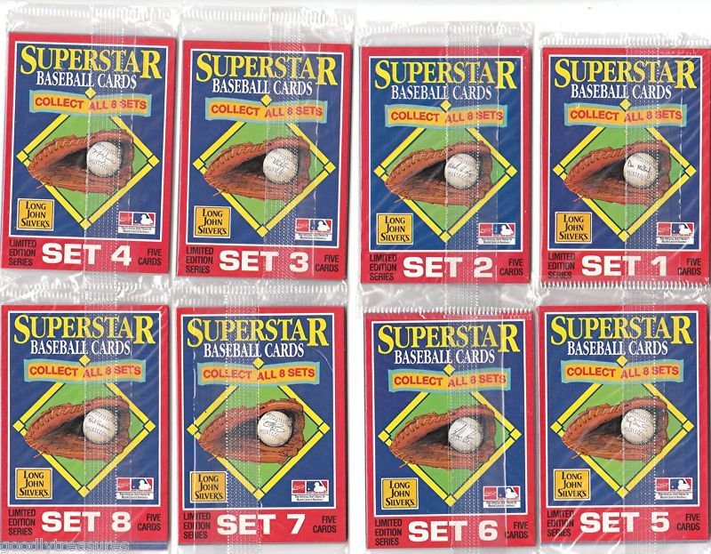 1990 Starline (Long John Silver's) Superstar baseball card set