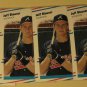 4 1988 Fleer Jeff Blauser baseball cards, #533, RC Rookie NM/M